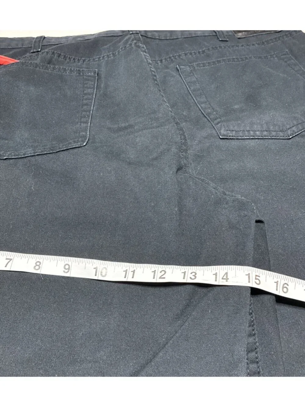 Calvin Klein Easy Fit Black Jeans Size 42 Baggy Wide Leg High Rise 90s Style